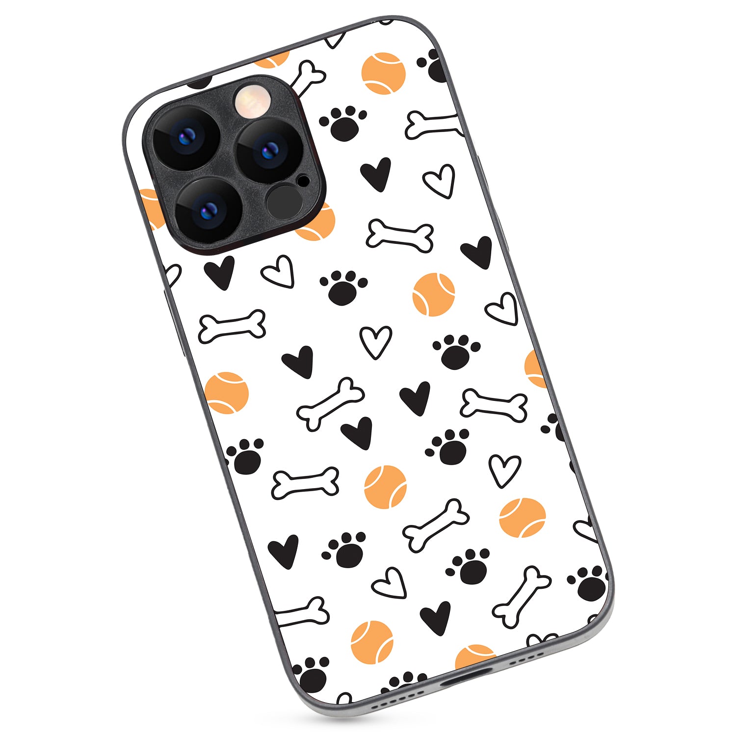 Pet Lover Doodle iPhone 14 Pro Max Case