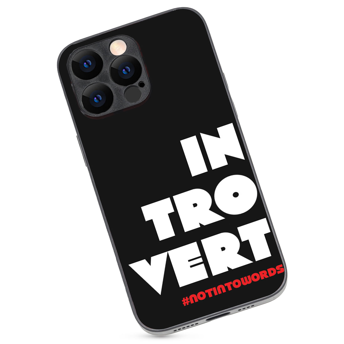 Introvert Motivational Quotes iPhone 14 Pro Max Case