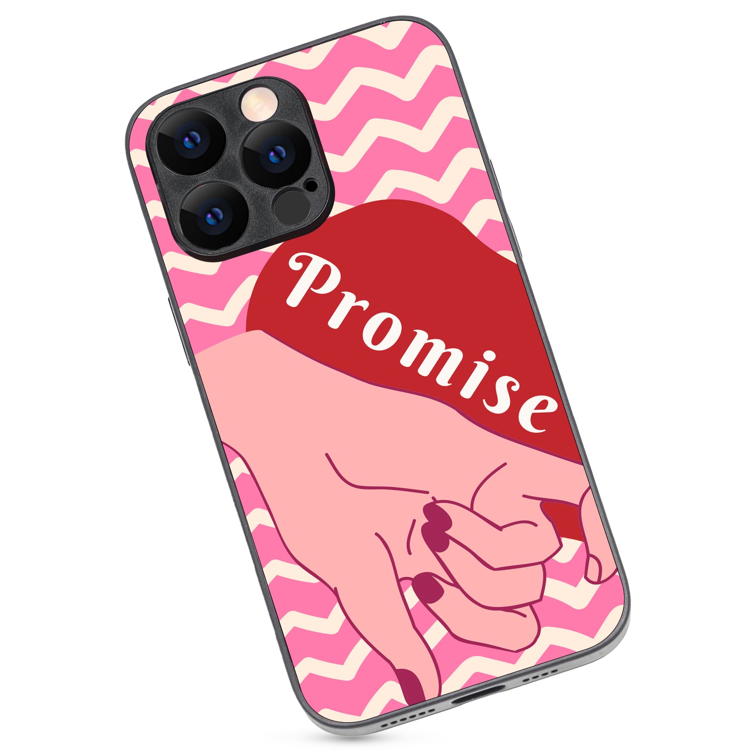 Promise Forever Girl Couple iPhone 14 Pro Max Case