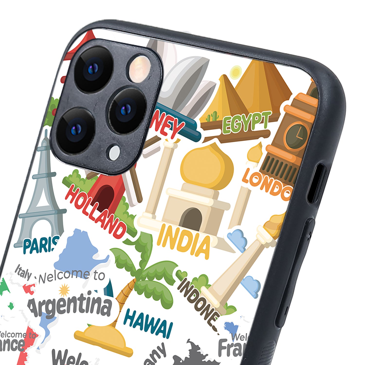 Travel Doodle iPhone 11 Pro Max Case