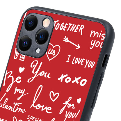 Red Love Couple iPhone 11 Pro Max Case