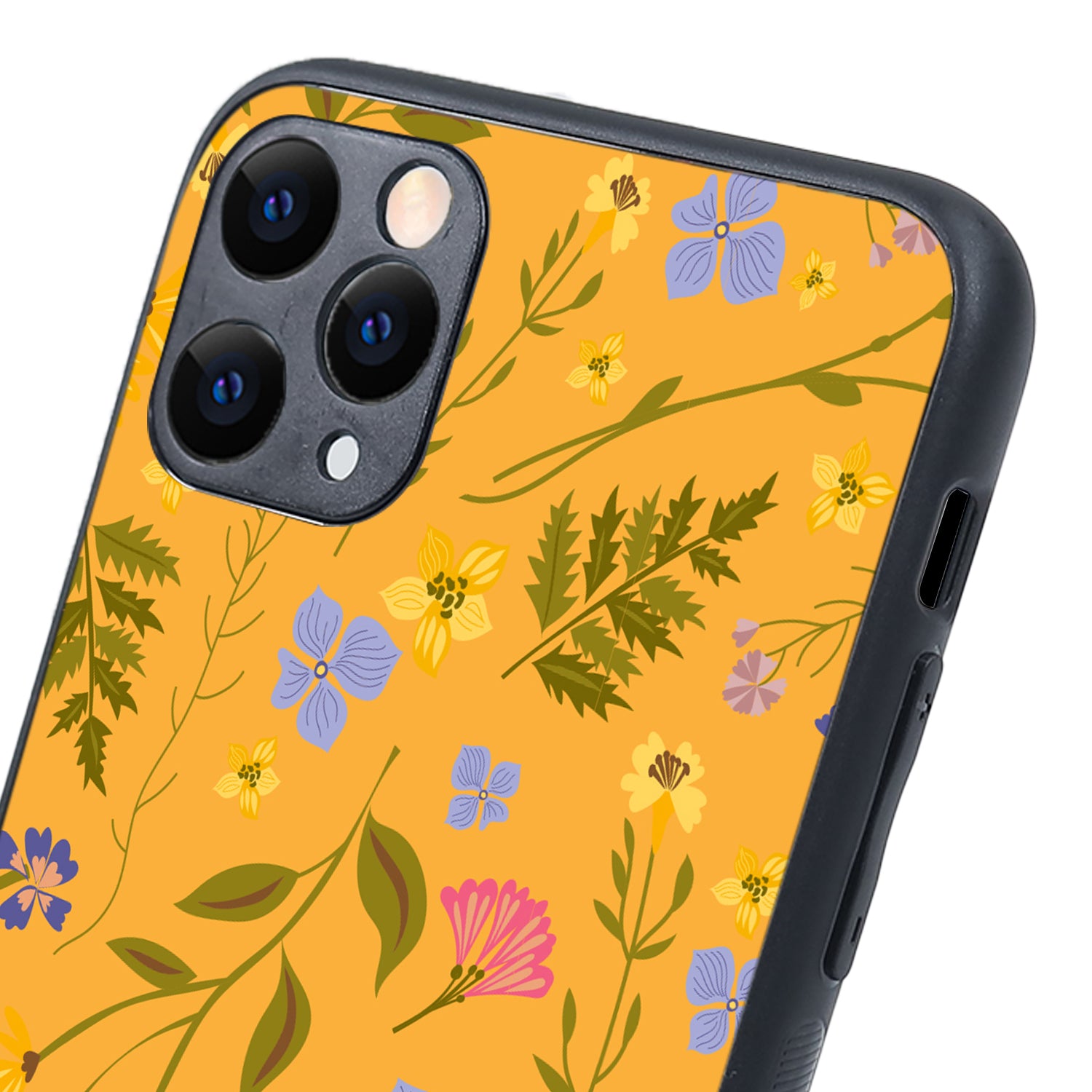 Yellow Floral iPhone 11 Pro Max Case