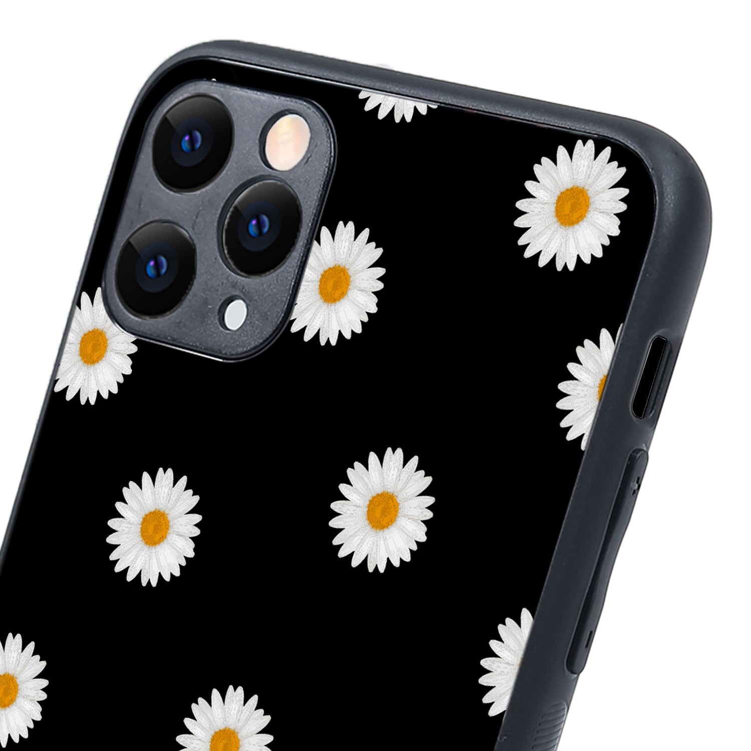 White Sunflower Floral iPhone 11 Pro Max Case