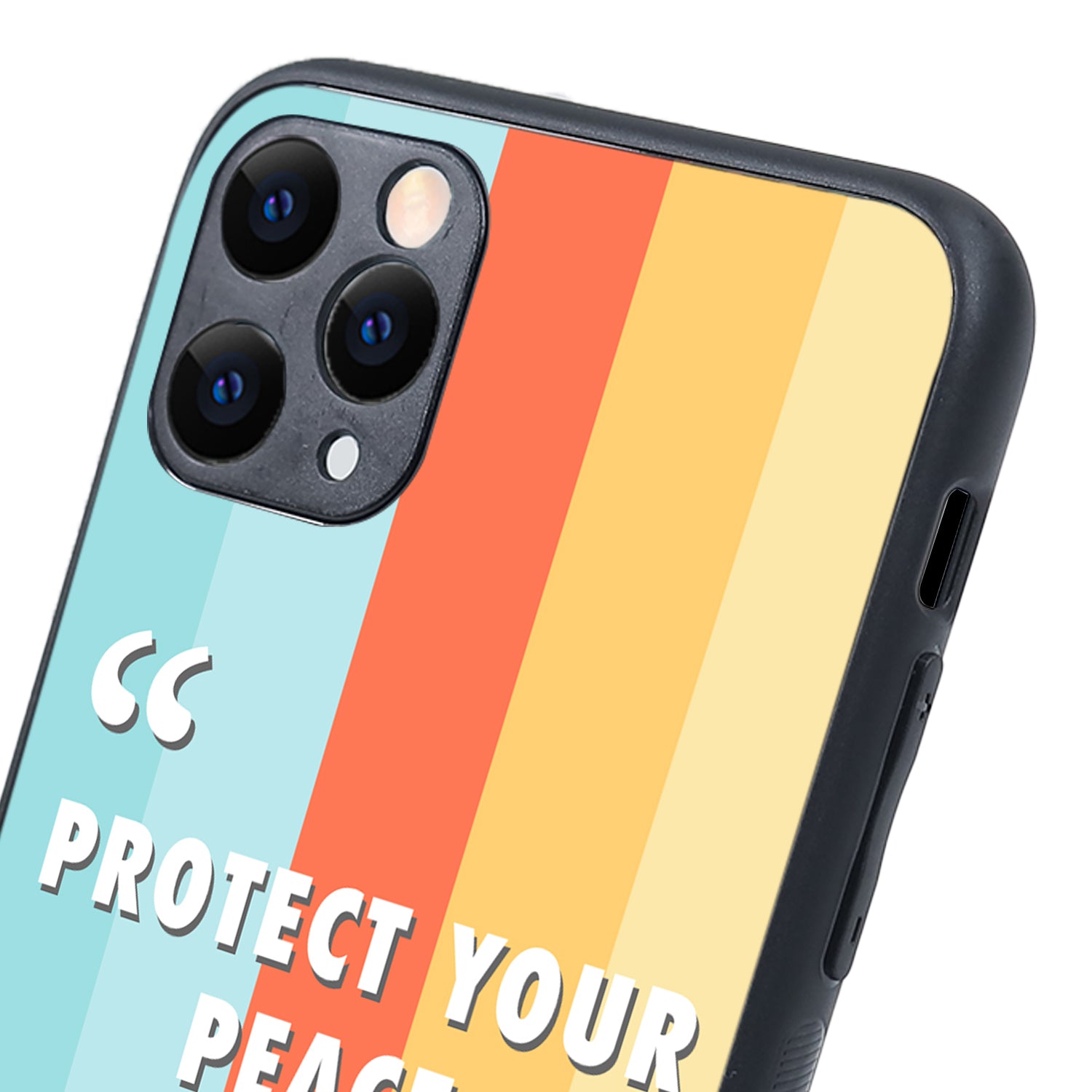 Protect your peace Motivational Quotes iPhone 11 Pro Max Case