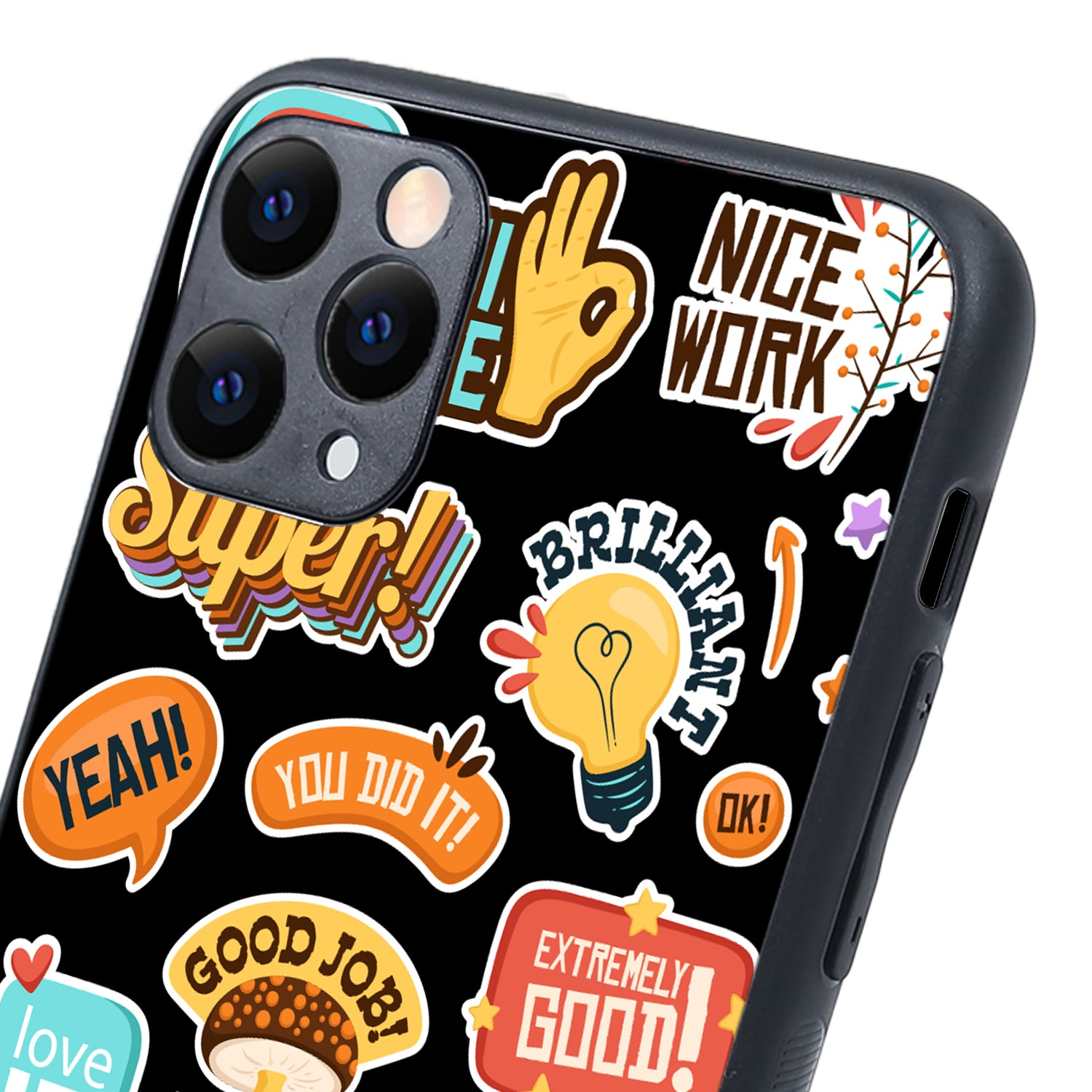 Black Doodle iPhone 11 Pro Max Case