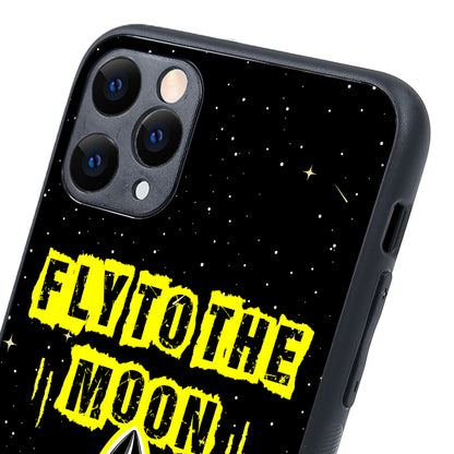 Fly To The Moon Space iPhone 11 Pro Max Case