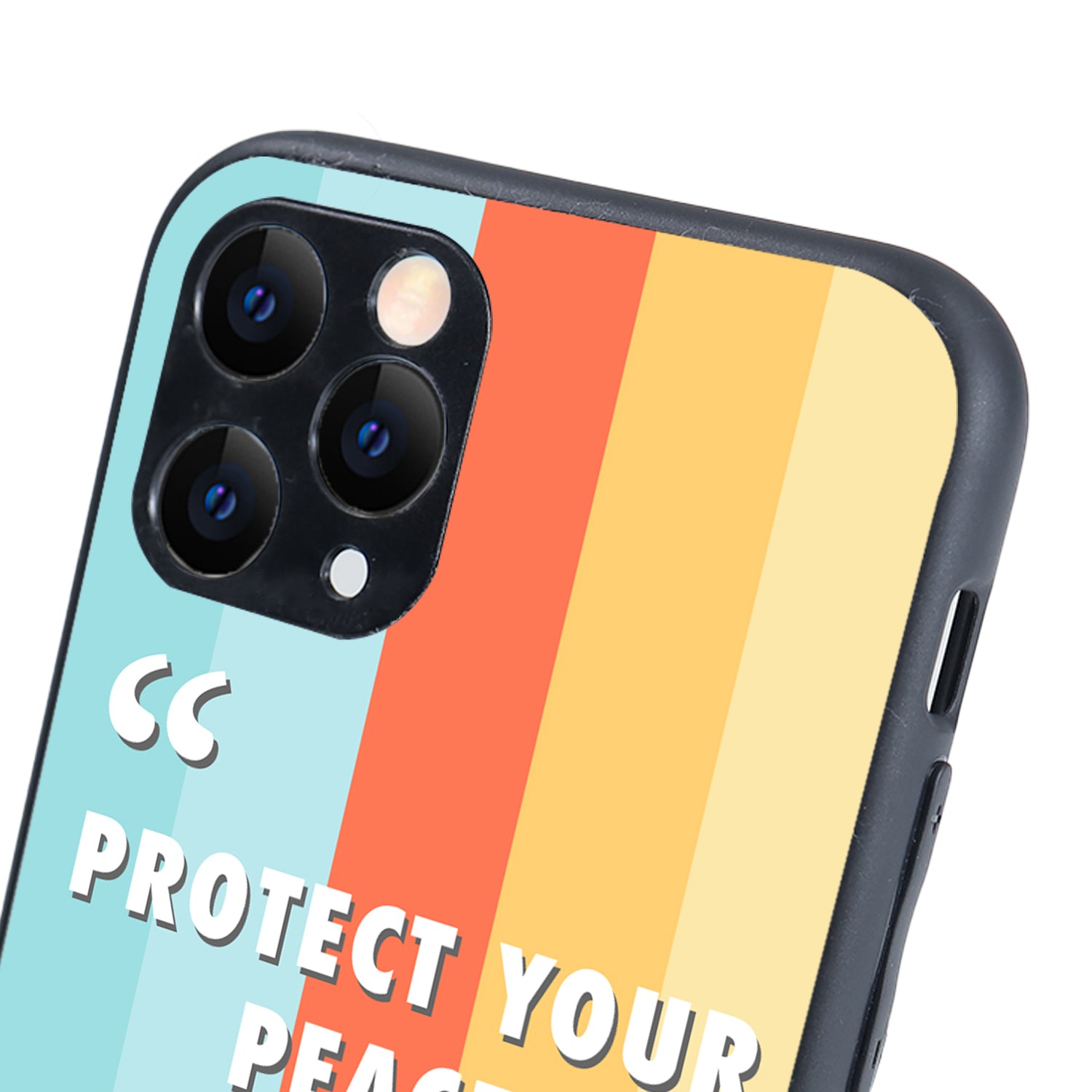 Protect your peace Motivational Quotes iPhone 11 Pro Case