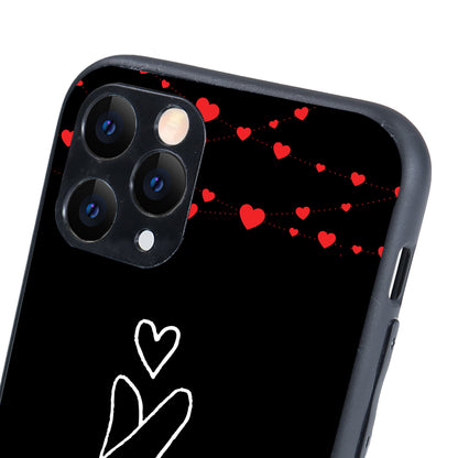Click Heart Boy Couple iPhone 11 Pro Case