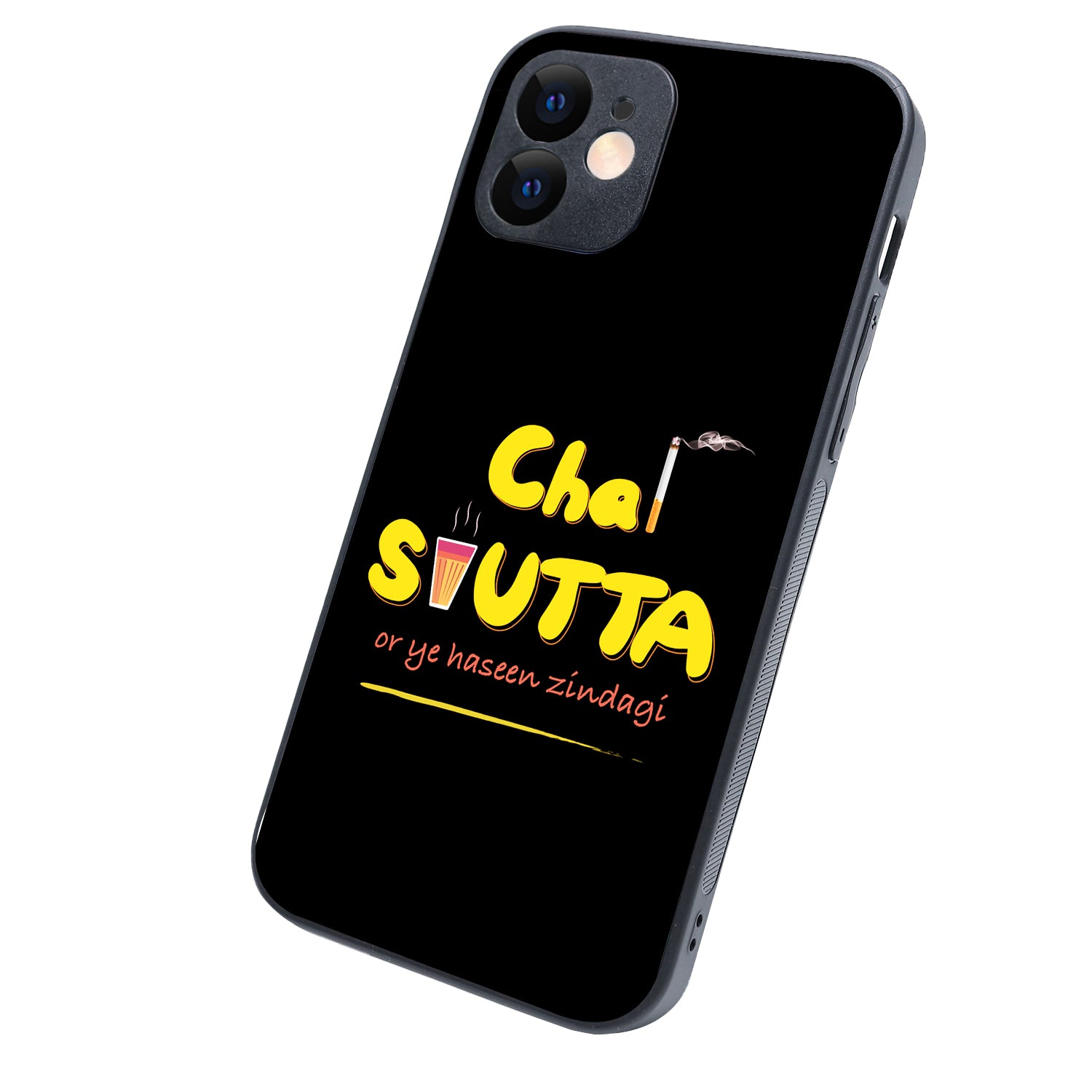 Chai-Sutta Motivational Quotes iPhone 12 Case