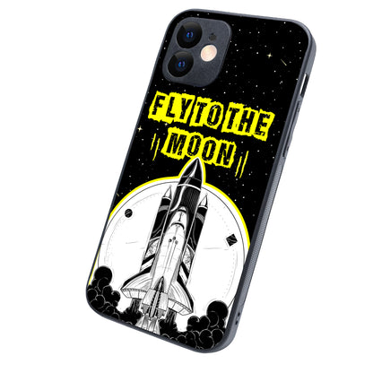 Fly To The Moon Space iPhone 12 Case