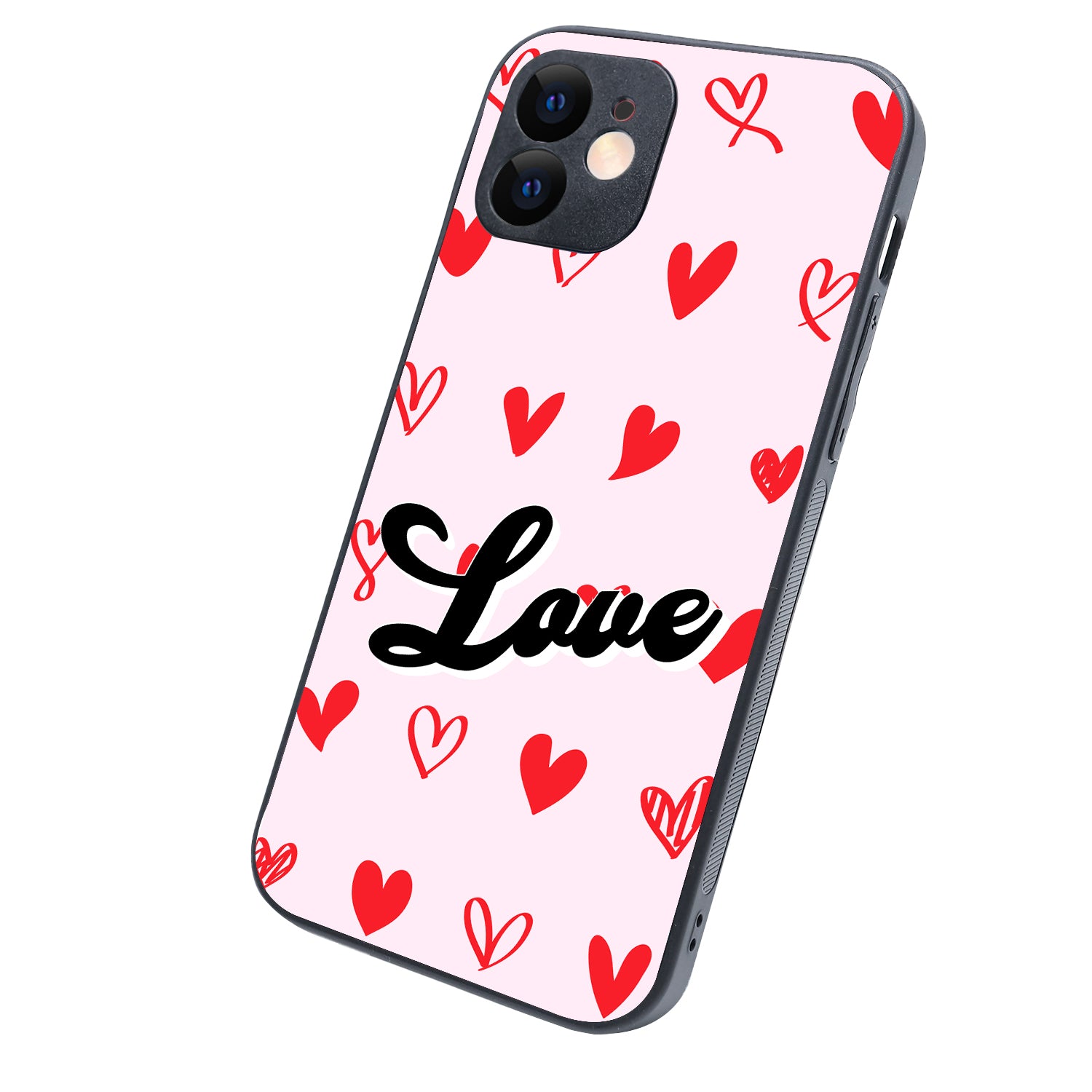 Heart Love Couple iPhone 12 Case