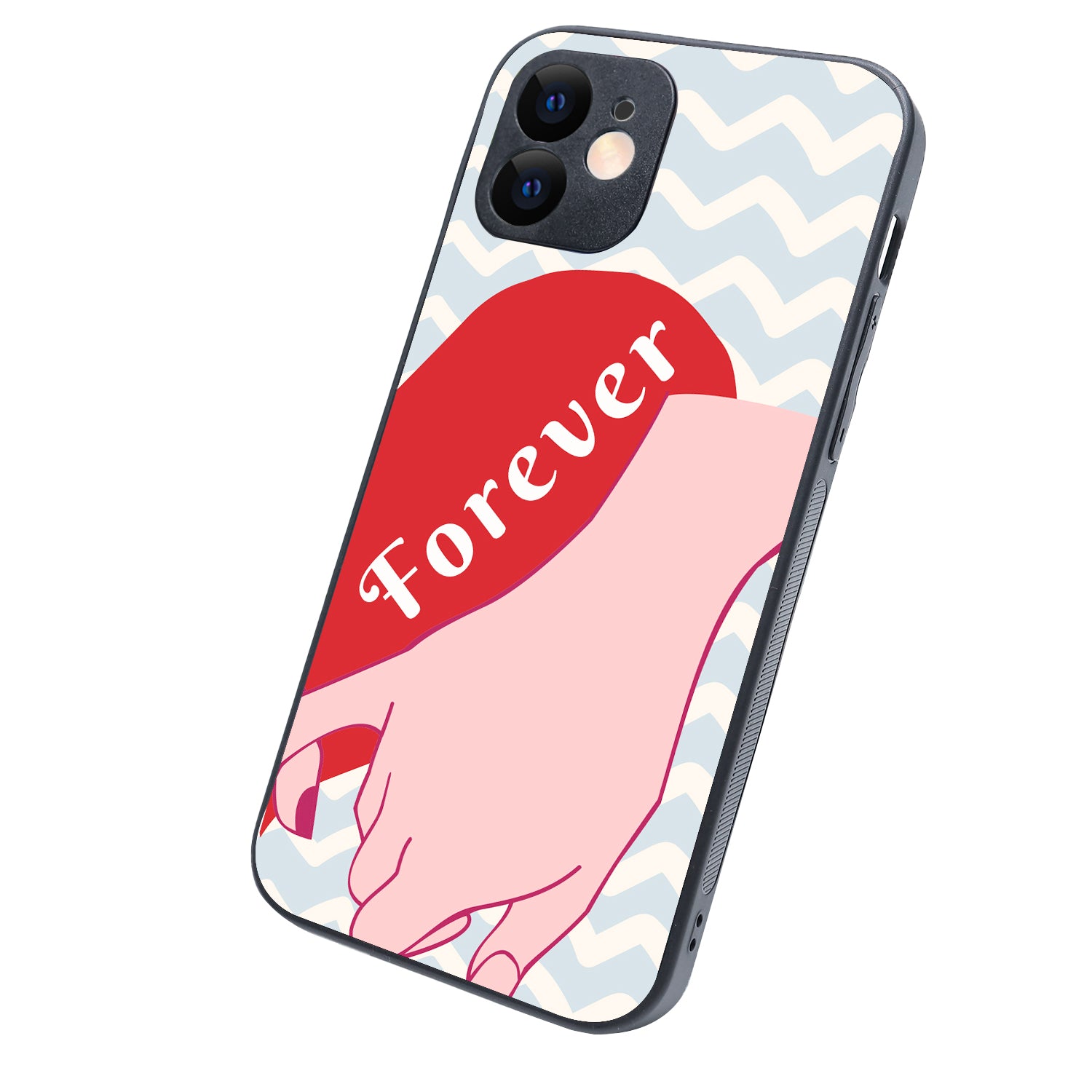 Promise Forever Boy Couple iPhone 12 Case