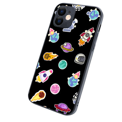 Stickers Space iPhone 12 Case