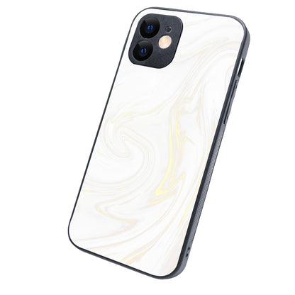White Golden Marble iPhone 12 Case