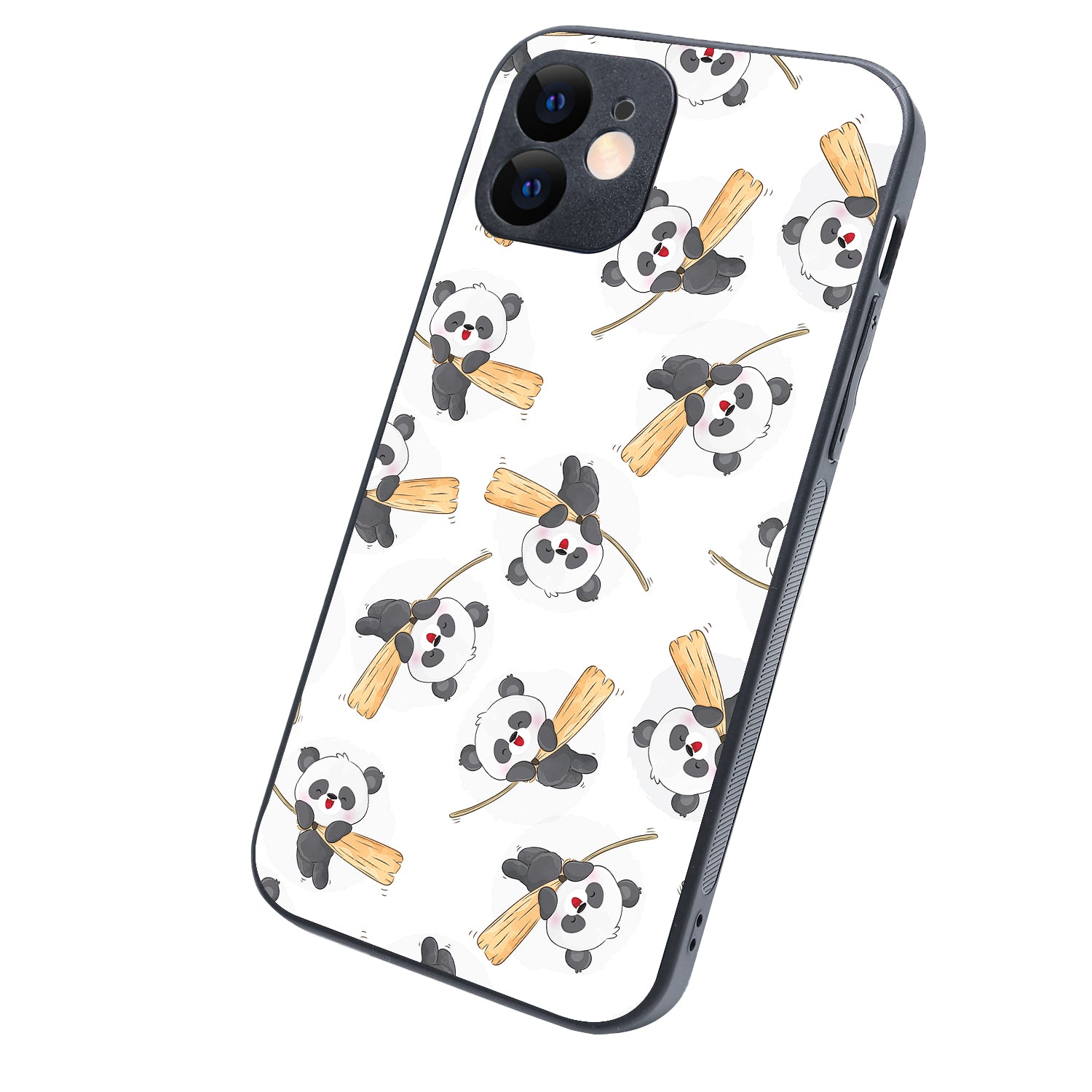 Sleep Panda Cartoon iPhone 12 Case