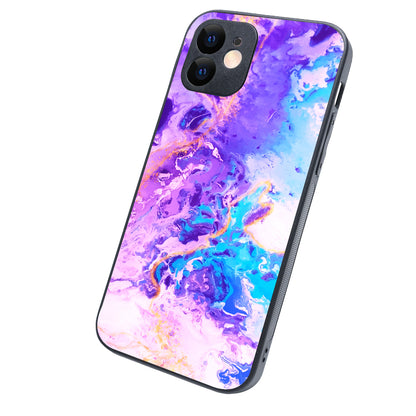 Purple Marble iPhone 12 Case