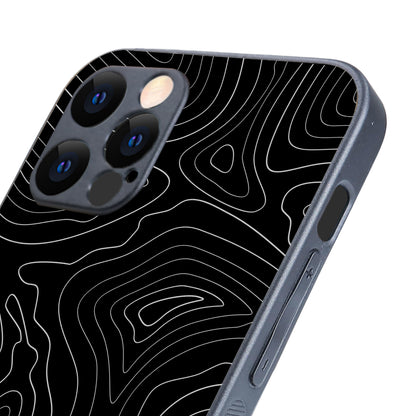 Black Illusion Optical Illusion iPhone 12 Pro Case