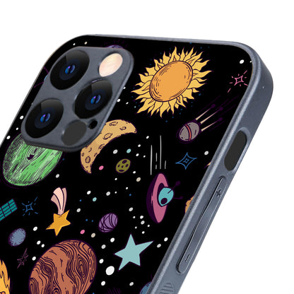 Space Doodle iPhone 12 Pro Case