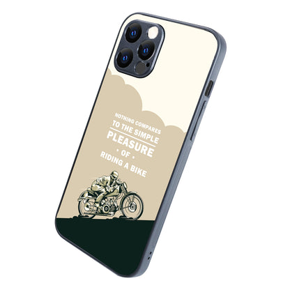 Pleasure of Riding Bike Travel iPhone 12 Pro Max Case