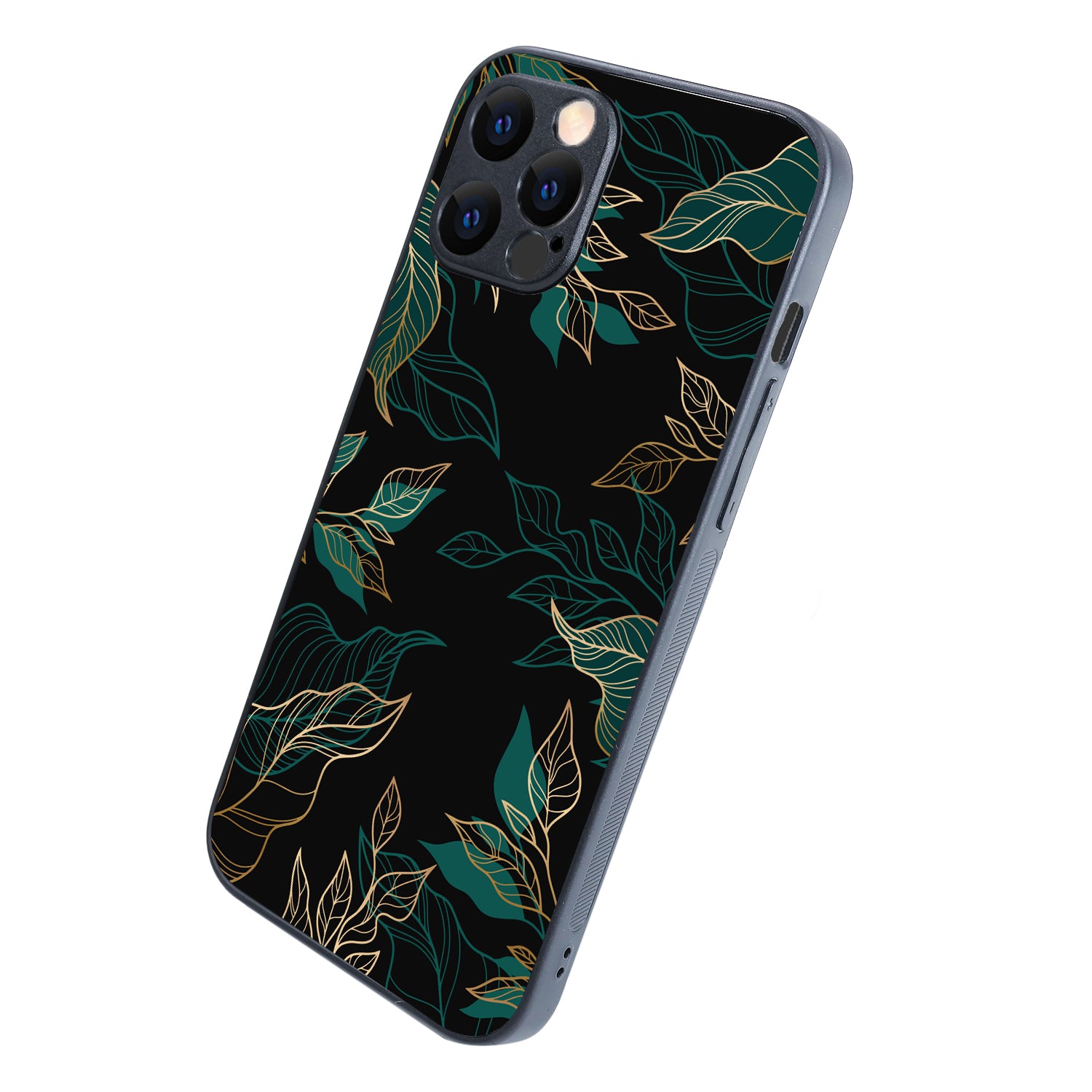Black Floral iPhone 12 Pro Max Case