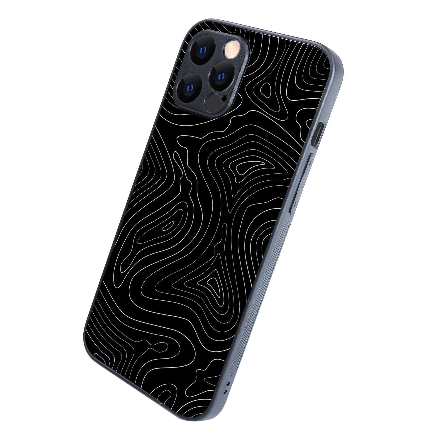 Black Illusion Optical Illusion iPhone 12 Pro Max Case