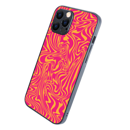 Yellow Pink Optical Illusion iPhone 12 Pro Max Case