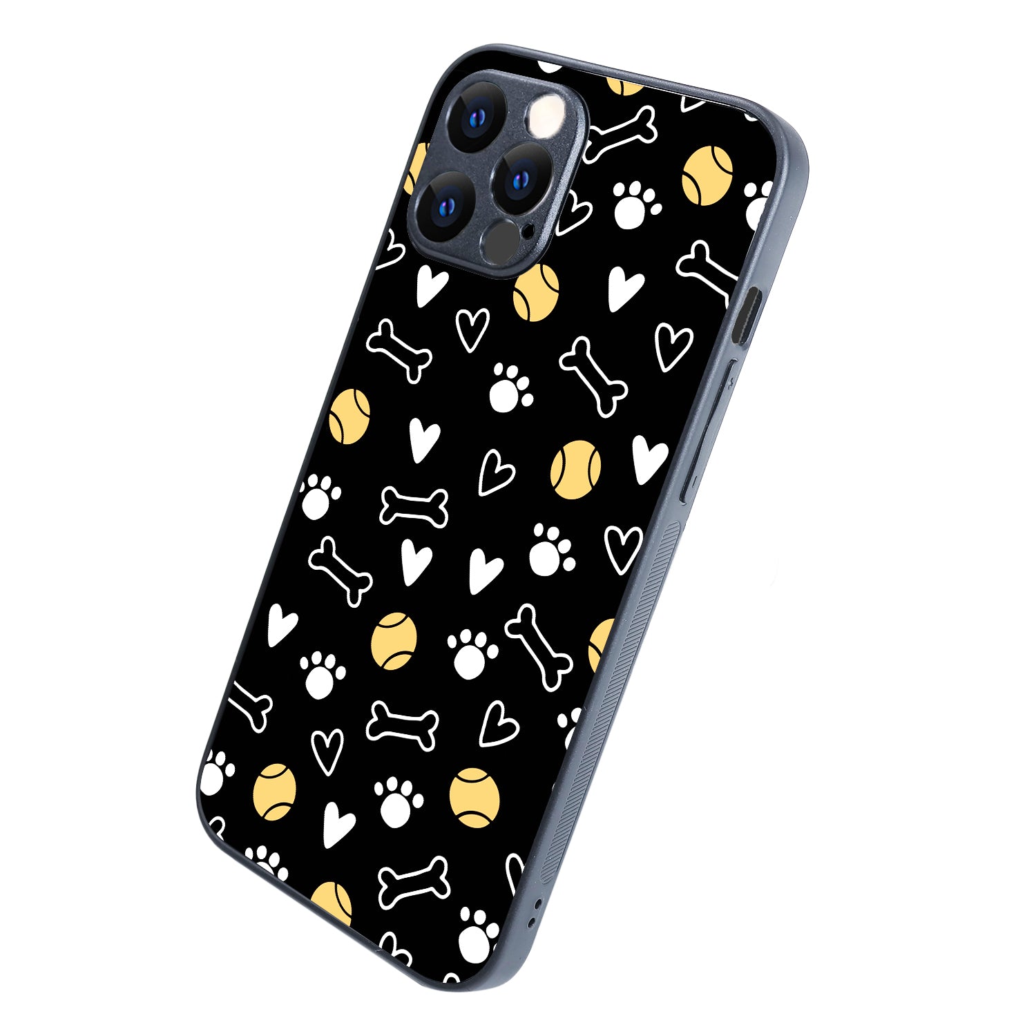 Pet Lover Black Doodle iPhone 12 Pro Max Case