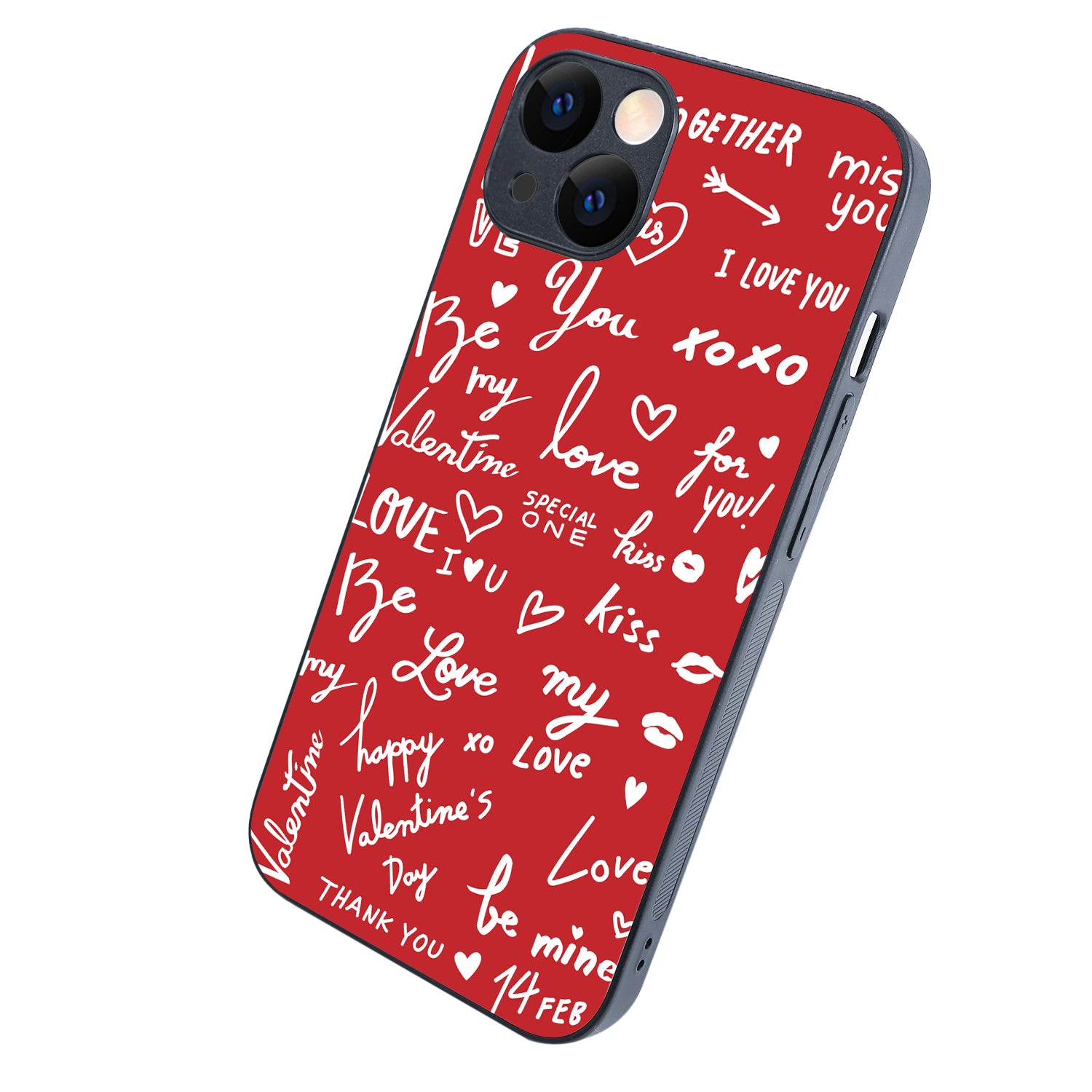 Red Love Couple iPhone 13 Case