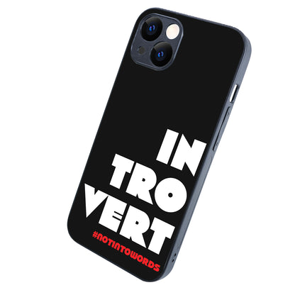 Introvert Motivational Quotes iPhone 13 Case