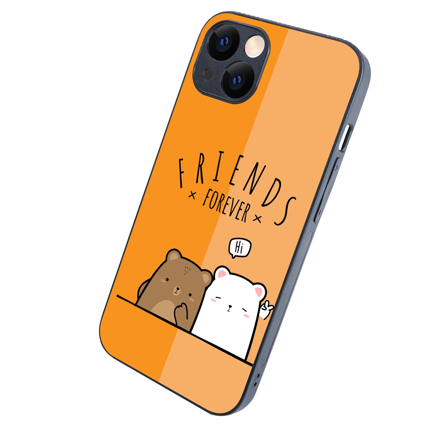 Orange Bff iPhone 13 Case