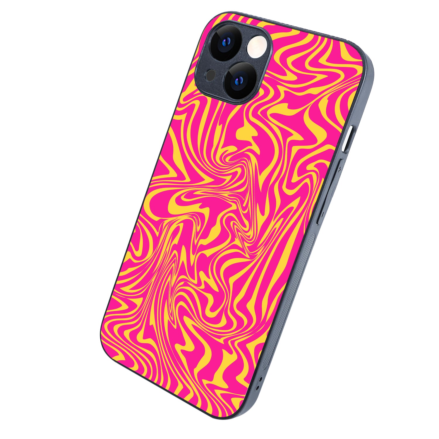 Yellow Pink Optical Illusion iPhone 13 Pro Case