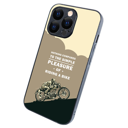 Pleasure of Riding Bike Travel iPhone 13 Pro Case