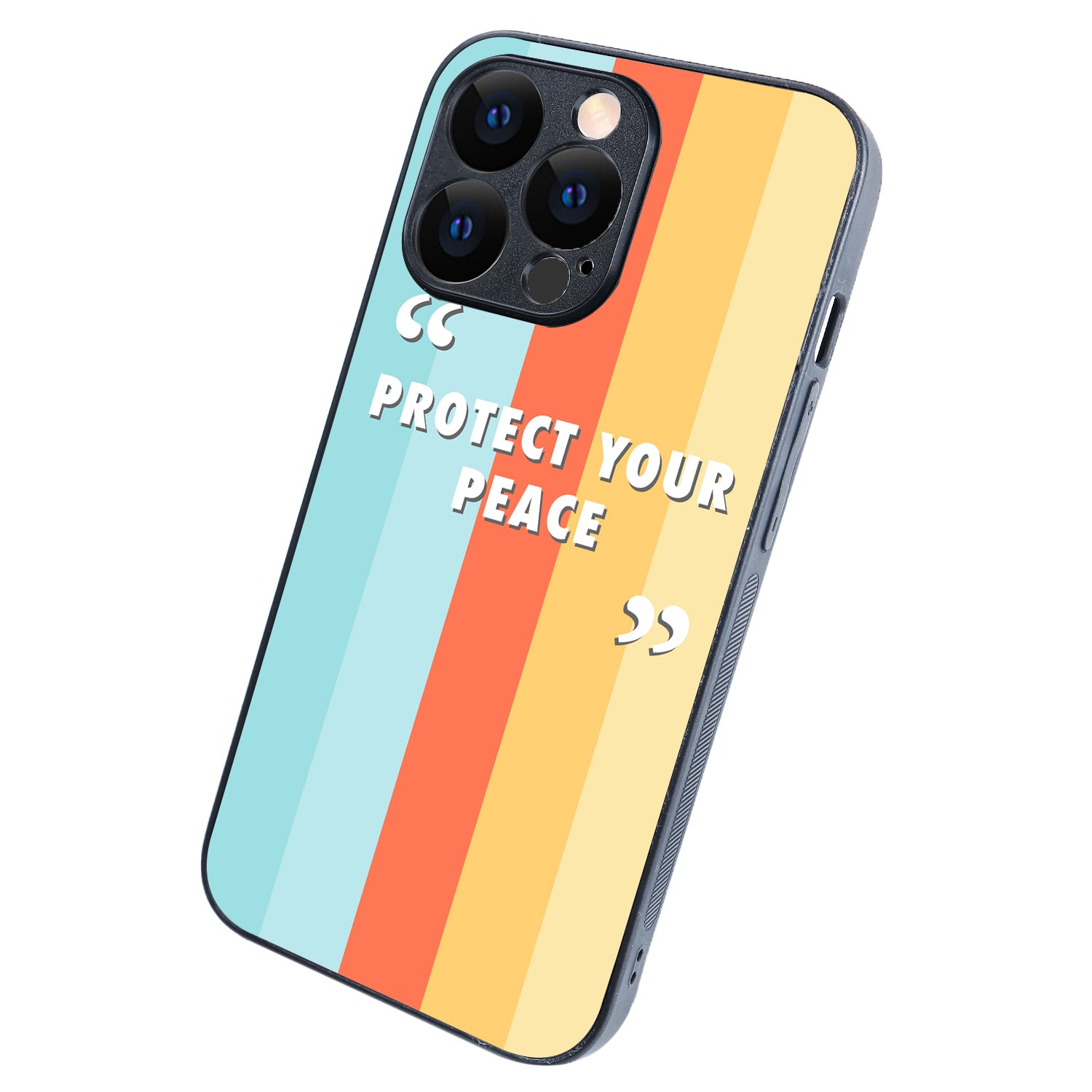 Protect your peace Motivational Quotes iPhone 13 Pro Case
