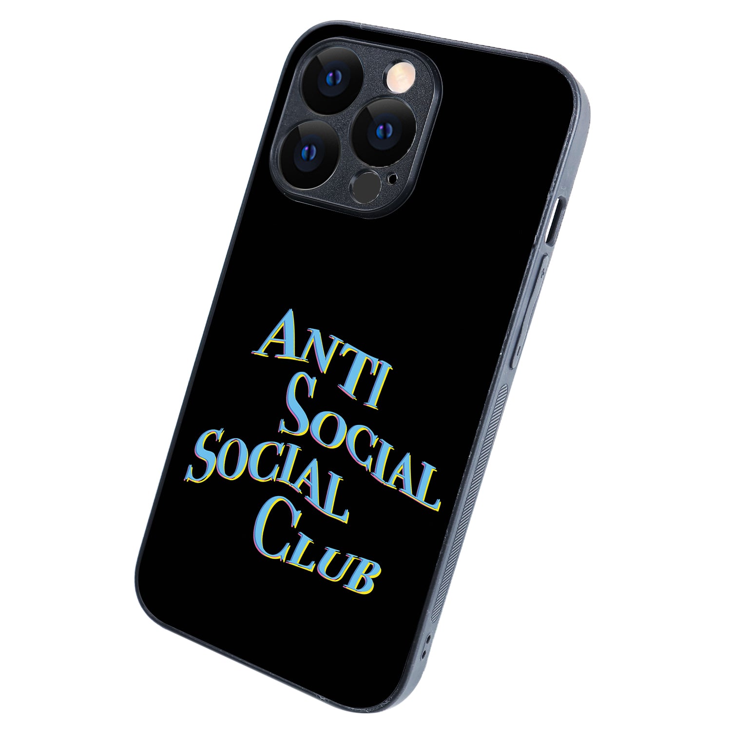 Social Club Black Motivational Quotes iPhone 13 Pro Case