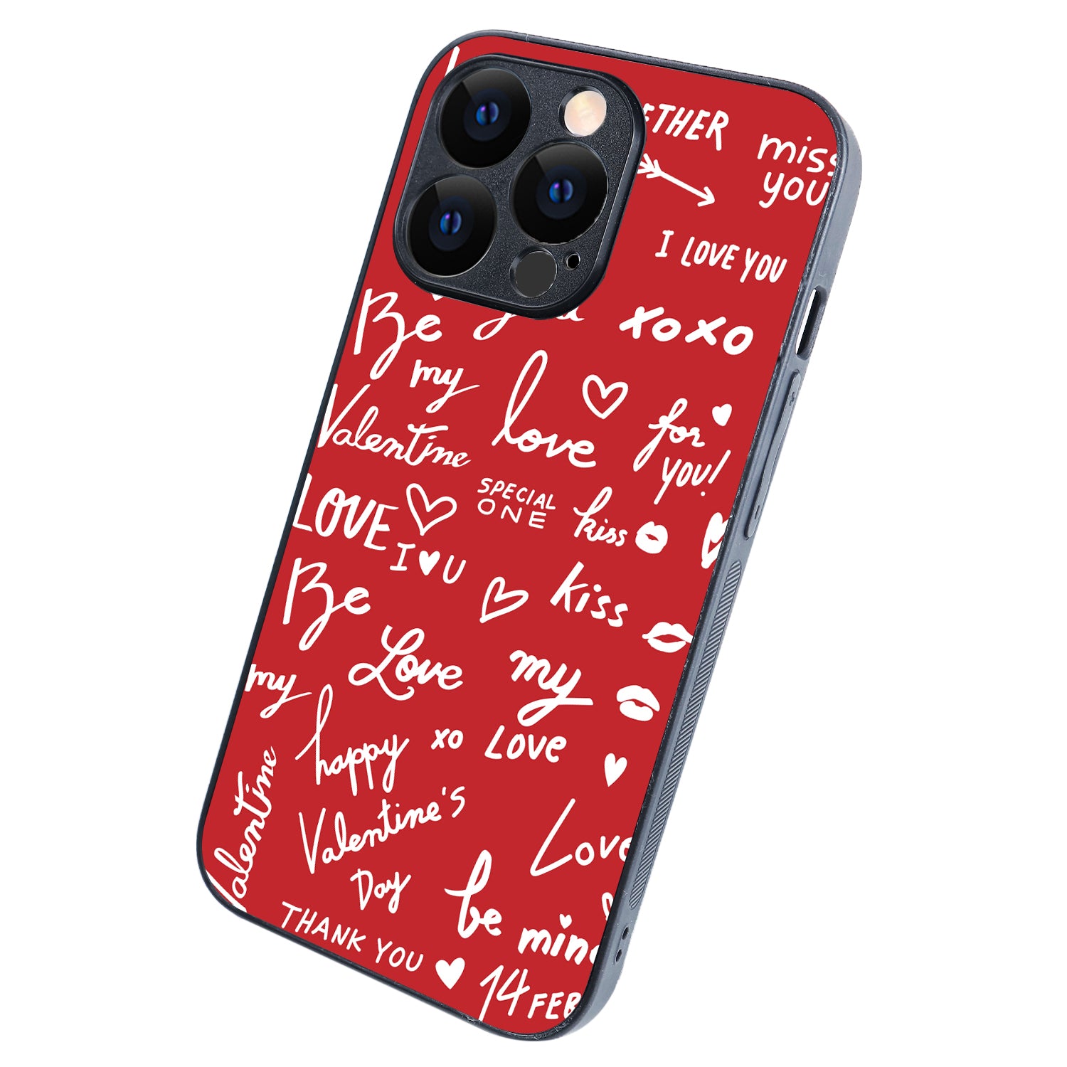 Red Love Couple iPhone 13 Pro Case