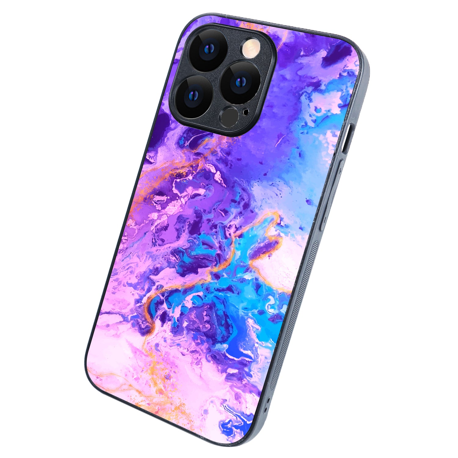Purple Marble iPhone 13 Pro Case