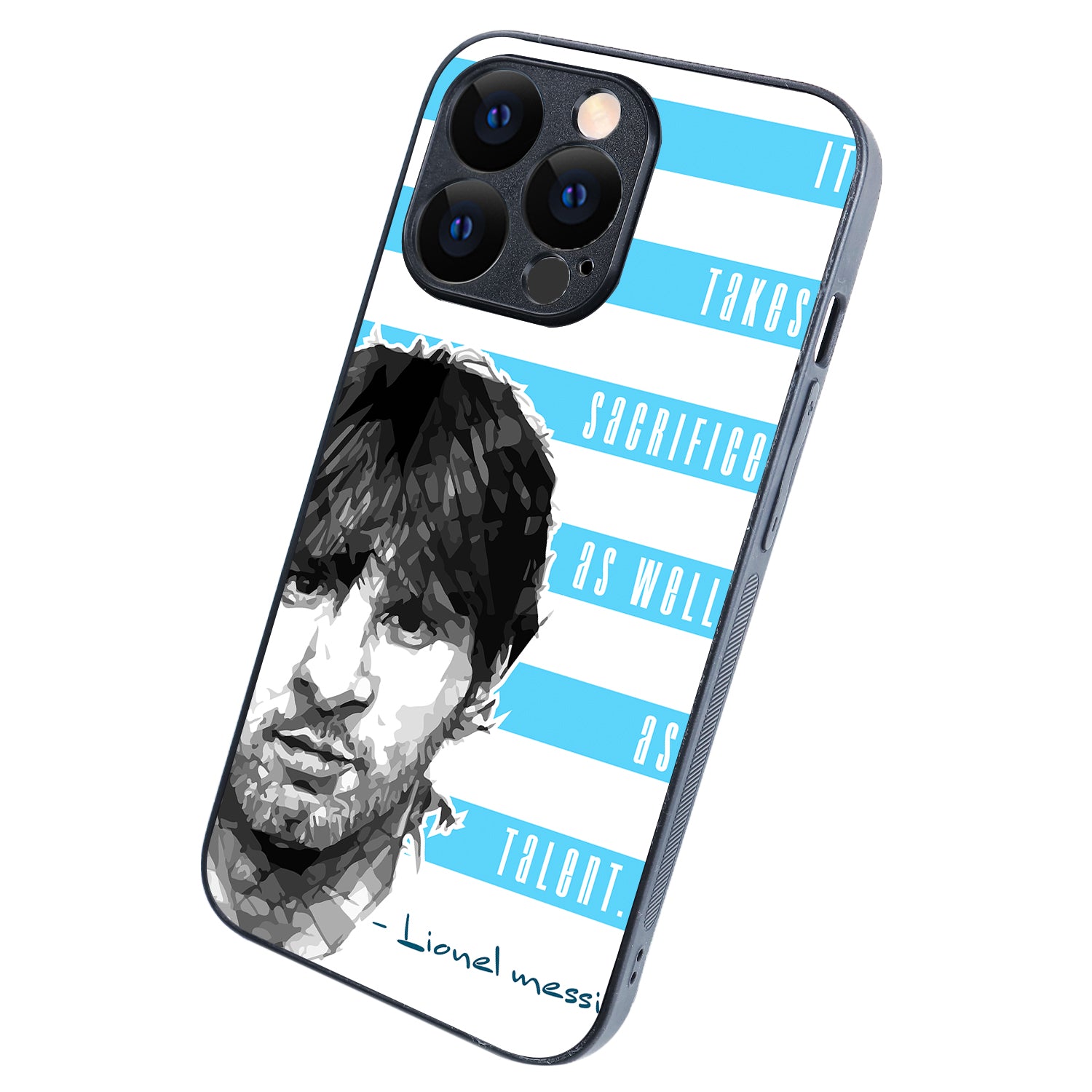 Messi Quote Sports iPhone 13 Pro Case