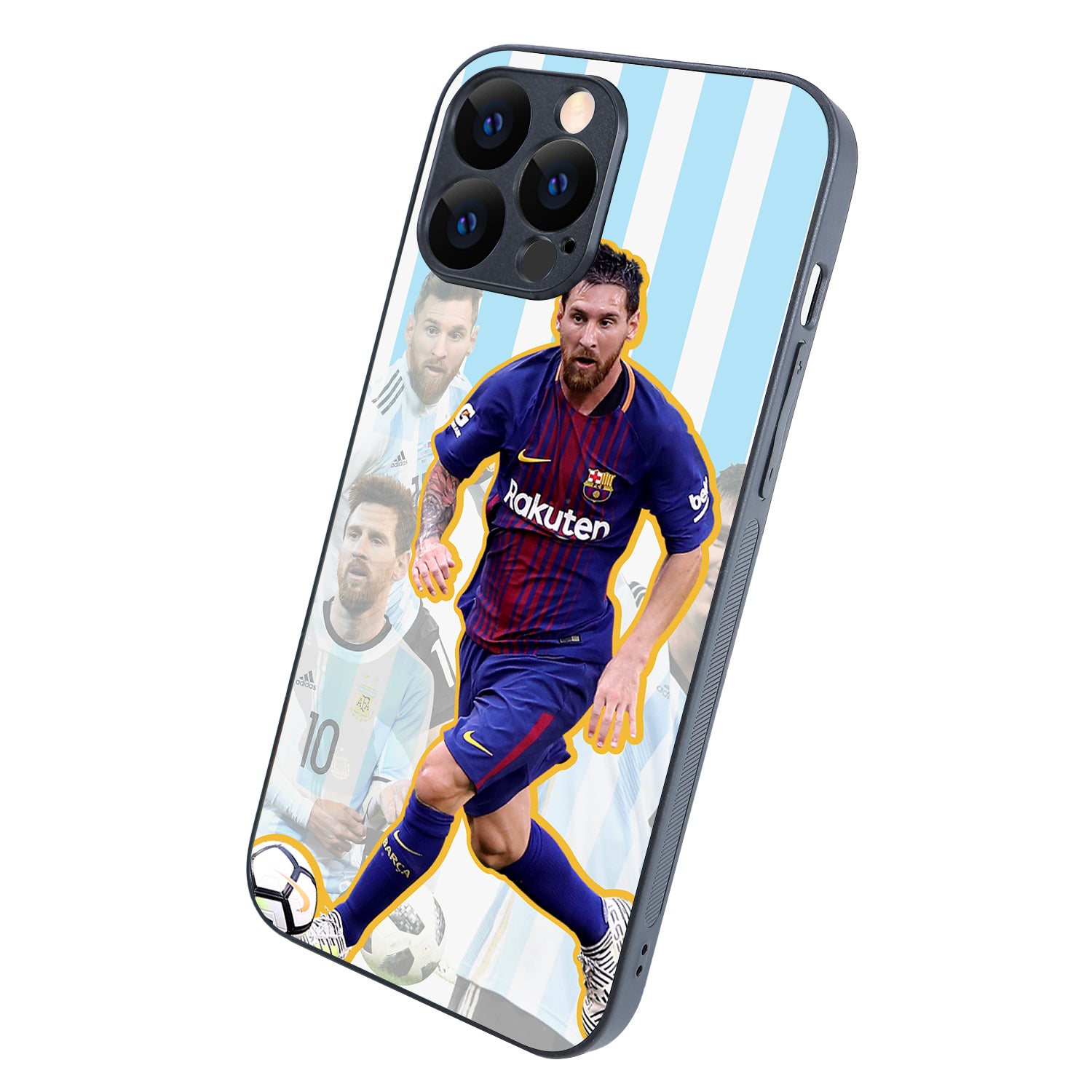 Messi Collage Sports iPhone 13 Pro Max Case