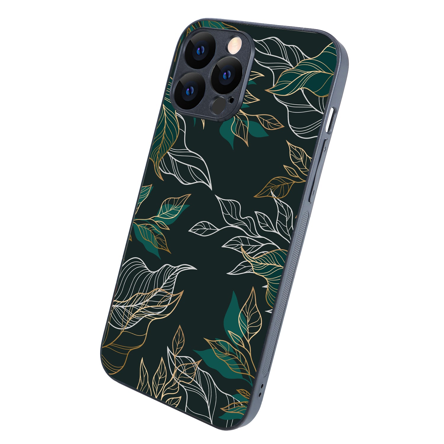 Green Floral iPhone 13 Pro Max Case