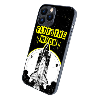 Fly To The Moon Space iPhone 13 Pro Max Case