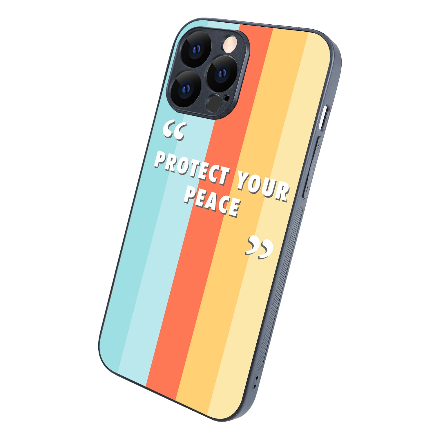 Protect your peace Motivational Quotes iPhone 13 Pro Max Case