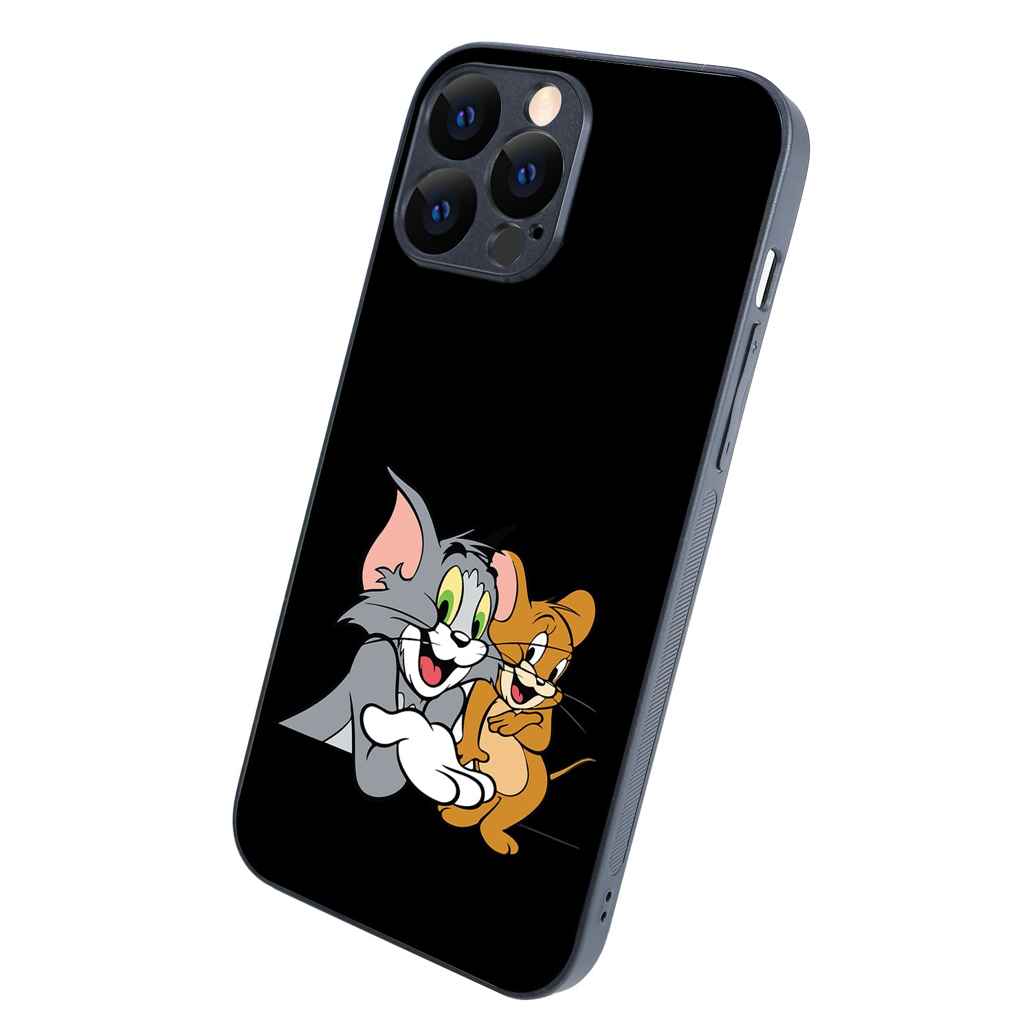 Tom &amp; Jerry Black Cartoon iPhone 13 Pro Max Case