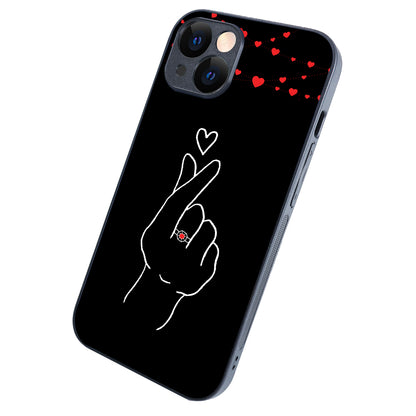 Click Heart Girl Couple iPhone 14 Case