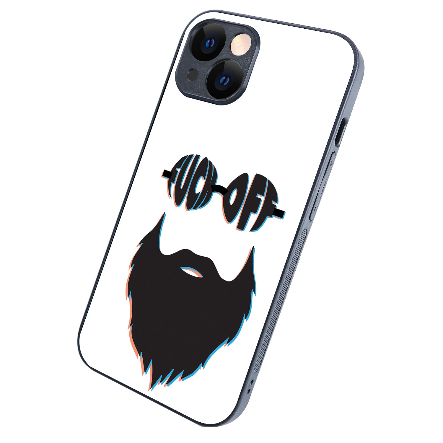 Beard White Masculine iPhone 14 Case