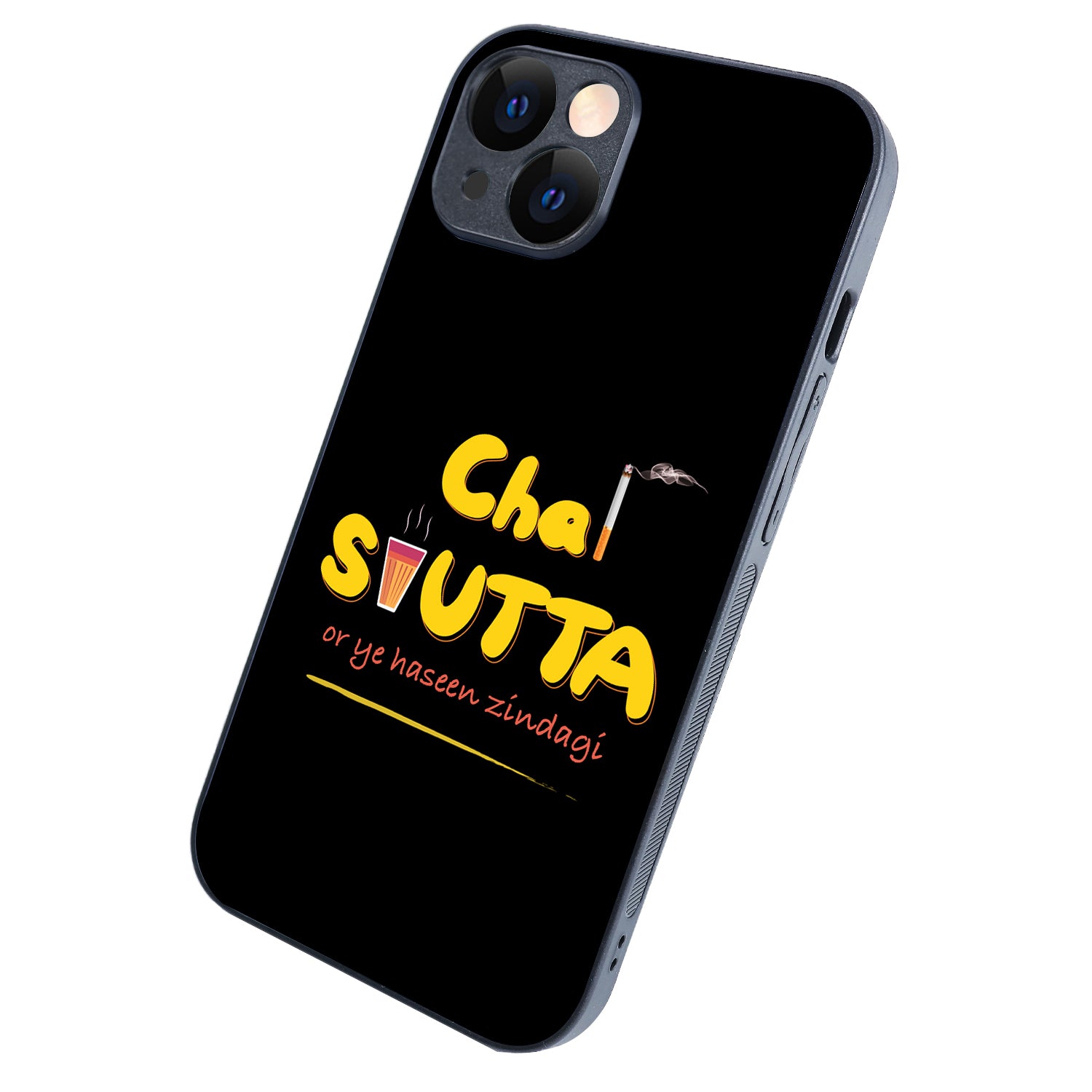Chai-Sutta Motivational Quotes iPhone 14 Case