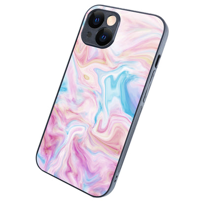 Blue Pink Marble iPhone 14 Case