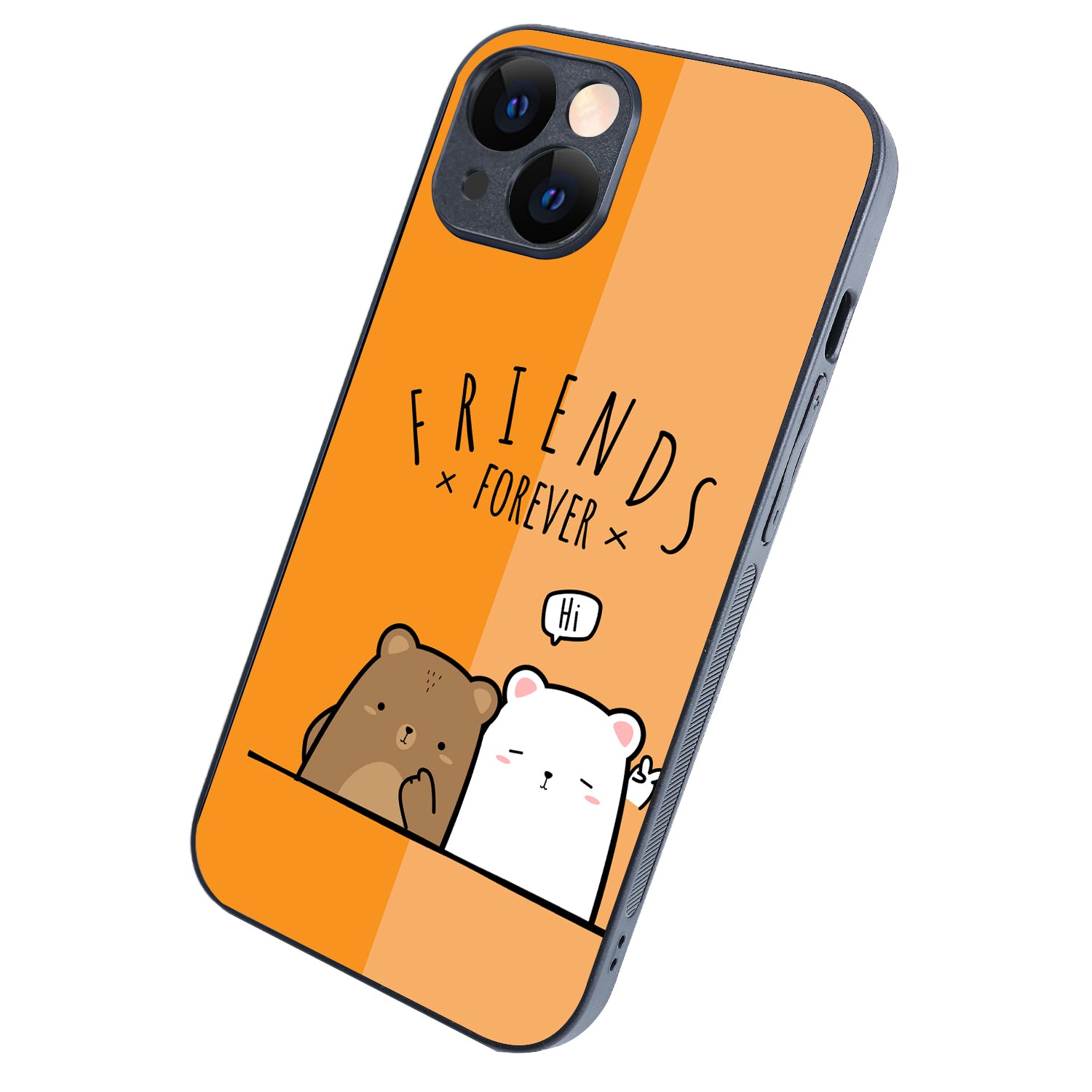 Orange Bff iPhone 14 Case