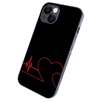 Two Heart Beat Couple iPhone 14 Case