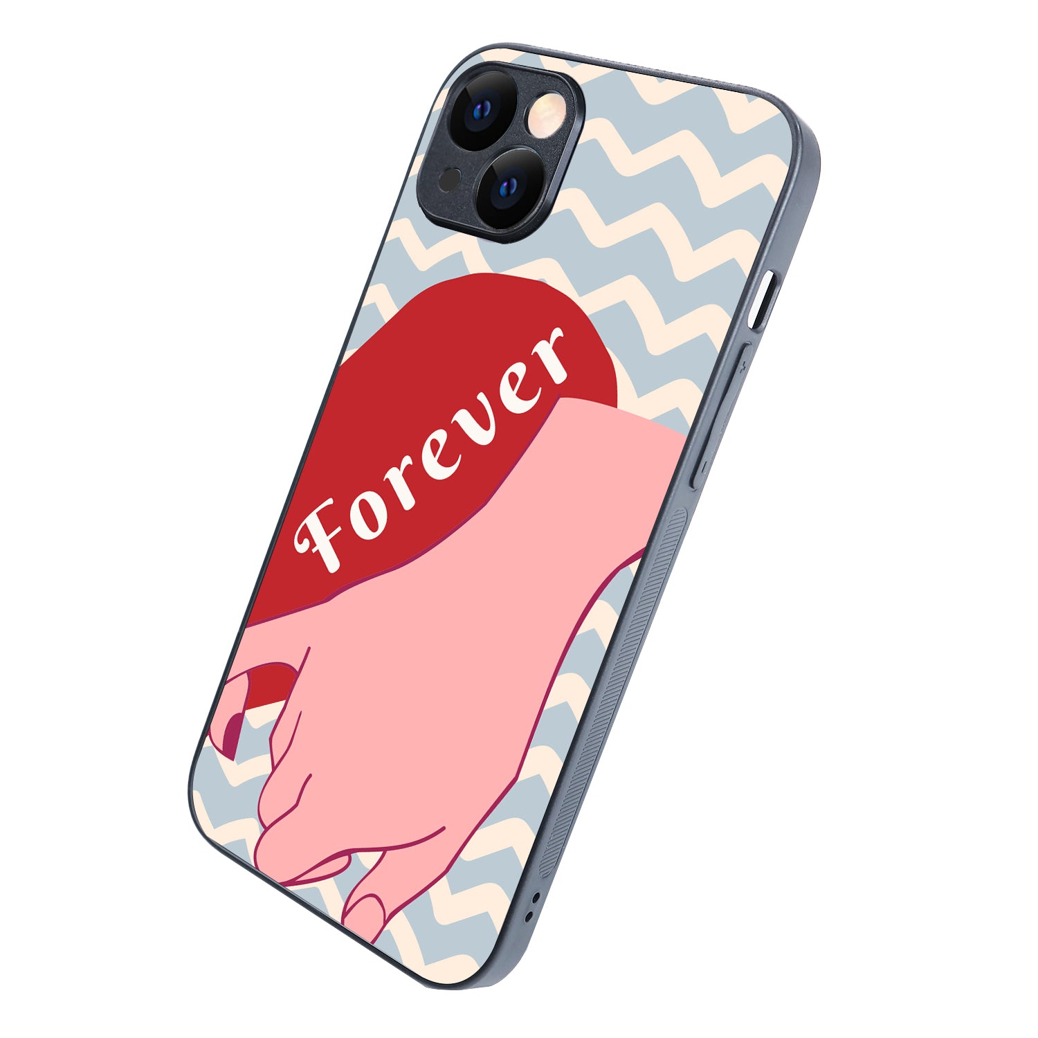 Promise Forever Boy Couple iPhone 14 Plus Case