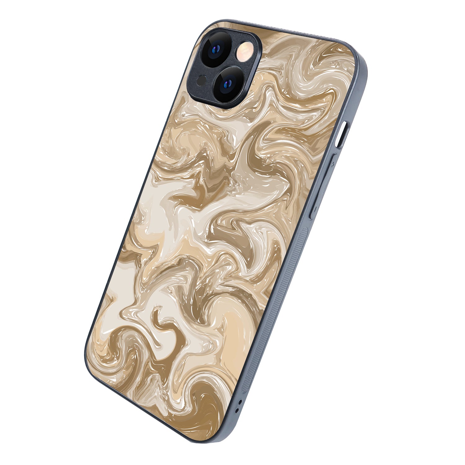 Brown Marble iPhone 14 Plus Case